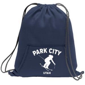 Park City Utah Ski Resort Sweatshirt Cinch Pack Bag