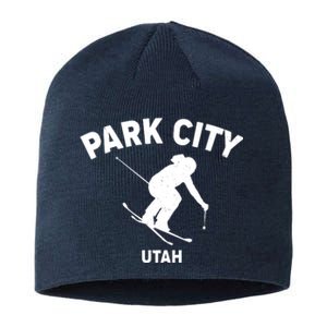 Park City Utah Ski Resort Sustainable Beanie