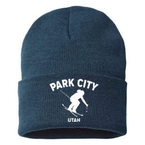 Park City Utah Ski Resort Sustainable Knit Beanie