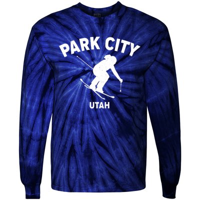 Park City Utah Ski Resort Tie-Dye Long Sleeve Shirt