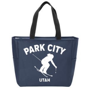 Park City Utah Ski Resort Zip Tote Bag