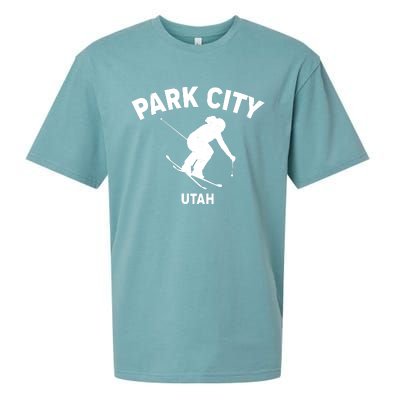 Park City Utah Ski Resort Sueded Cloud Jersey T-Shirt