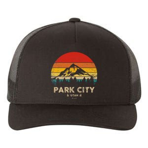 Park City Utah Ski Winter Sports Yupoong Adult 5-Panel Trucker Hat