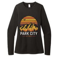 Park City Utah Mountains Ski Hiking Camping Trip Souvenirs Womens CVC Long Sleeve Shirt