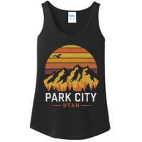 Park City Utah Mountains Ski Hiking Camping Trip Souvenirs Ladies Essential Tank