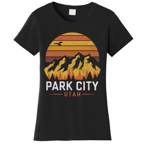 Park City Utah Mountains Ski Hiking Camping Trip Souvenirs Women's T-Shirt