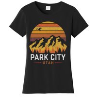 Park City Utah Mountains Ski Hiking Camping Trip Souvenirs Women's T-Shirt