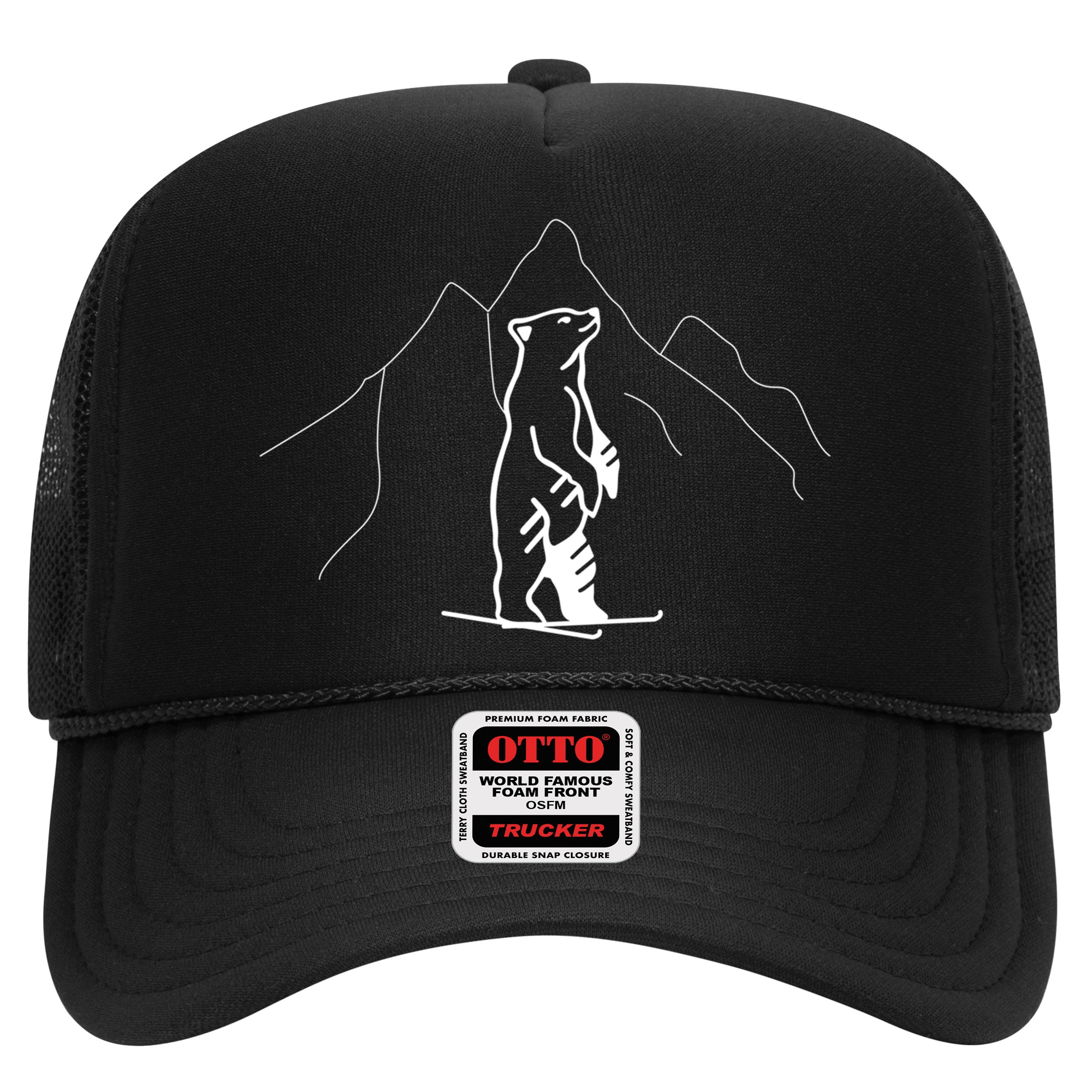 Park City Utah USA Grizzly Ski Resort 80s Retro Gift Funny Skiing Hat