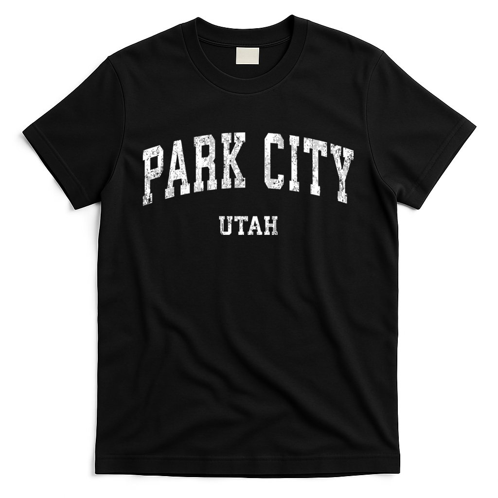 Park City Utah Ut Vintage Varsity Sports T-Shirt