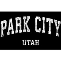 Park City Utah Ut Vintage Varsity Sports Bumper Sticker