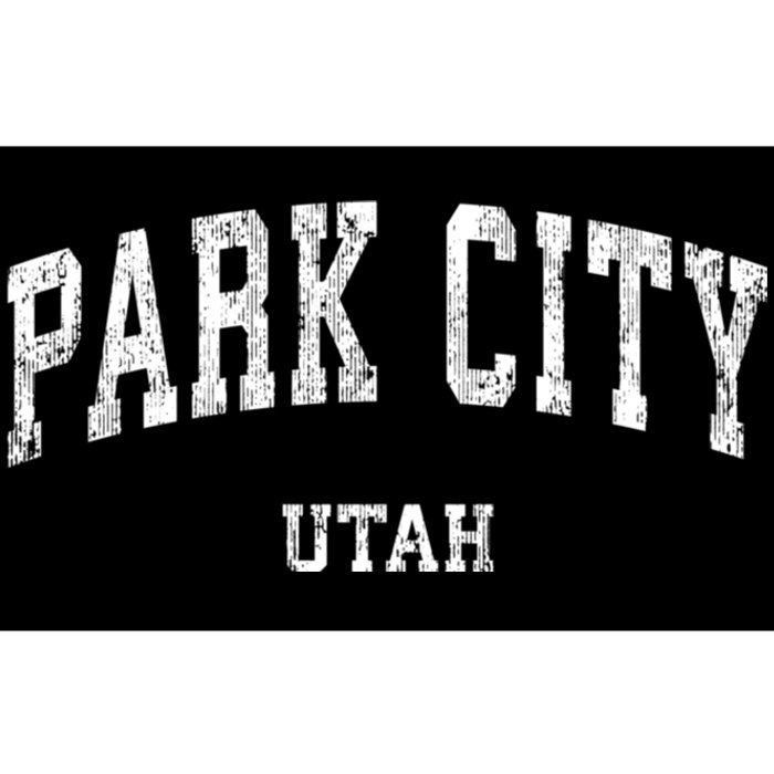 Park City Utah Ut Vintage Varsity Sports Bumper Sticker