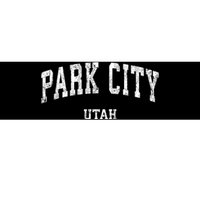 Park City Utah Ut Vintage Varsity Sports Bumper Sticker