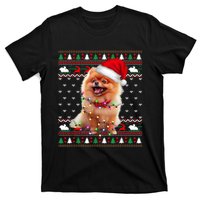 Pomeranian Christmas Ugly Sweater Funny Dog Lover Xmas T-Shirt