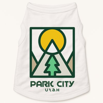 Park City Utah Mountains Tree Doggie Tank