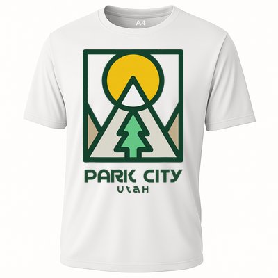 Park City Utah Mountains Tree Performance Shirt