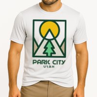 Park City Utah Mountains Tree Cooling Performance Crew T-Shirt