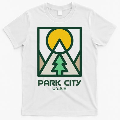 Park City Utah Mountains Tree T-Shirt