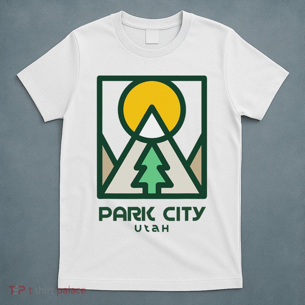 Park City Utah Mountains Tree T-Shirt