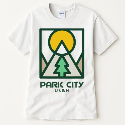 Park City Utah Mountains Tree Tall T-Shirt