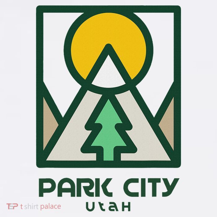 Park City Utah Mountains Tree Sustainable Bucket Hat
