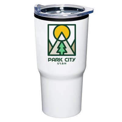 Park City Utah Mountains Tree Tumbler