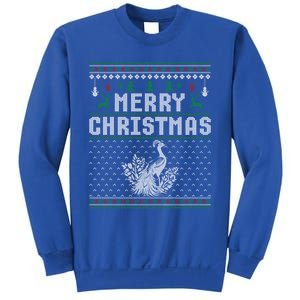 Peacock Christmas Ugly Funny Xmas Gift Sweatshirt