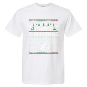 Peacock Christmas Ugly Funny Xmas Gift Garment-Dyed Heavyweight T-Shirt