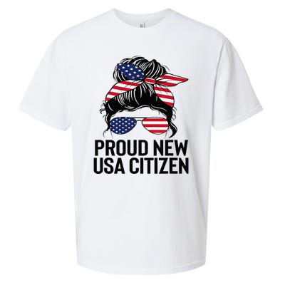 Proud Citizens Us American New Citizenship Gifts Usa Flag Sueded Cloud Jersey T-Shirt