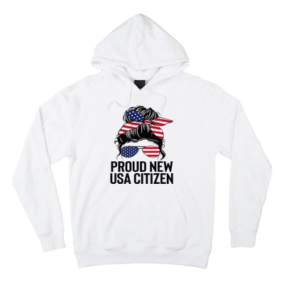 Proud Citizens Us American New Citizenship Gifts Usa Flag Hoodie