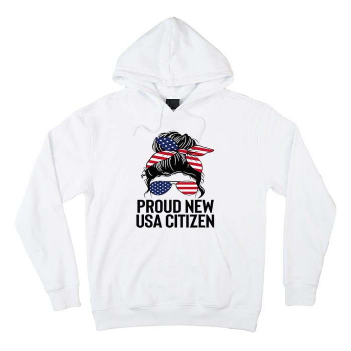 Proud Citizens Us American New Citizenship Gifts Usa Flag Hoodie