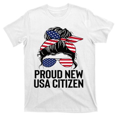 Proud Citizens Us American New Citizenship Gifts Usa Flag T-Shirt