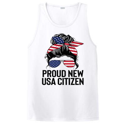 Proud Citizens Us American New Citizenship Gifts Usa Flag PosiCharge Competitor Tank