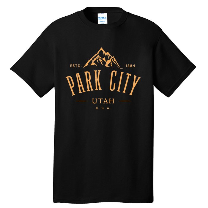 Park City Utah Awesome Mountain Design Souvenir Tall T-Shirt