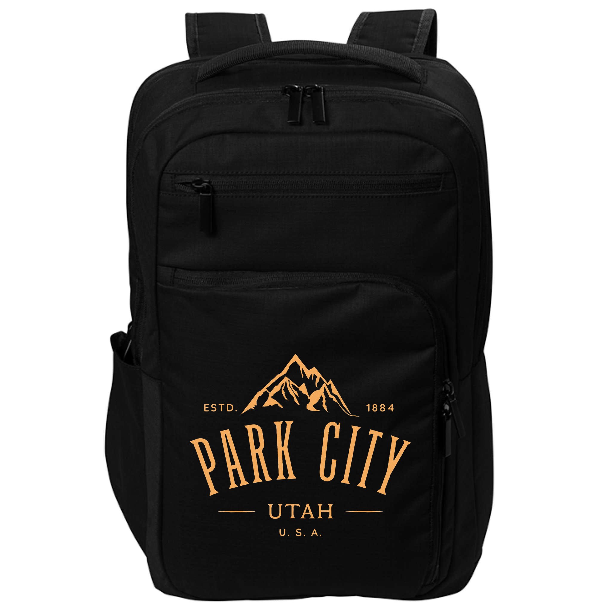 Park City Utah Awesome Mountain Design Souvenir Impact Tech Backpack