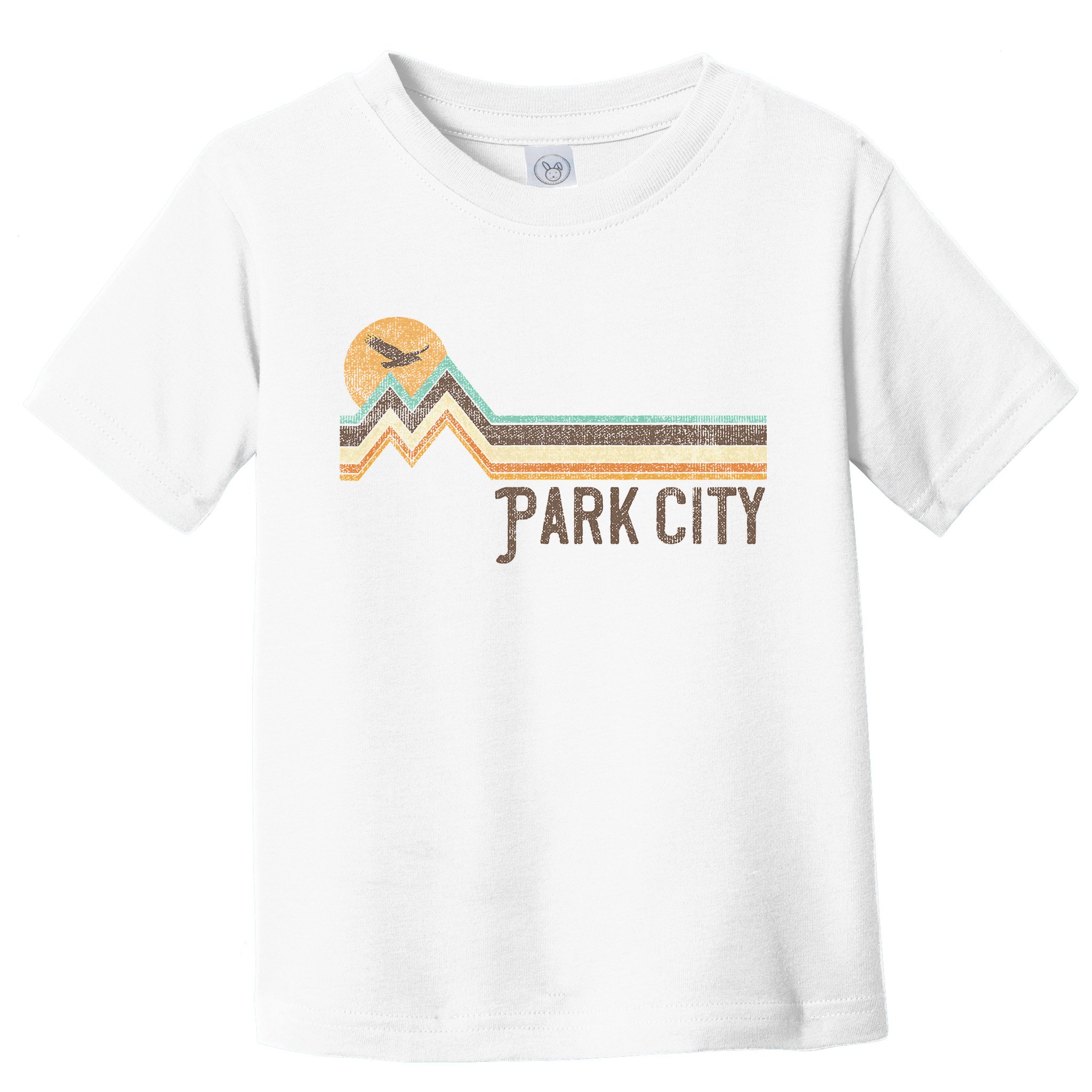 Park City Utah 70S 80S Retro Style Vintage Distressed Gift Toddler T-Shirt