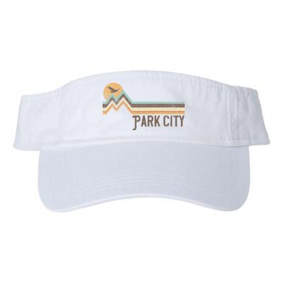 Park City Utah 70S 80S Retro Style Vintage Distressed Gift Visor