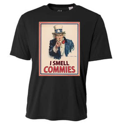 Patriotic Conservative Uncle Sam Poster I Smell Commies Cooling Performance Crew T-Shirt