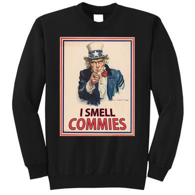 Patriotic Conservative Uncle Sam Poster I Smell Commies Sweatshirt