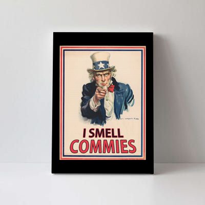 Patriotic Conservative Uncle Sam Poster I Smell Commies Canvas