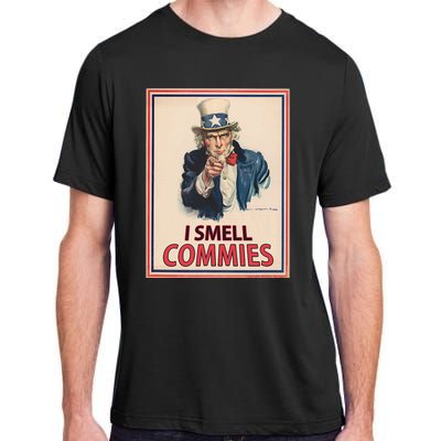 Patriotic Conservative Uncle Sam Poster I Smell Commies Adult ChromaSoft Performance T-Shirt