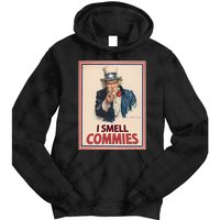 Patriotic Conservative Uncle Sam Poster I Smell Commies Tie Dye Hoodie