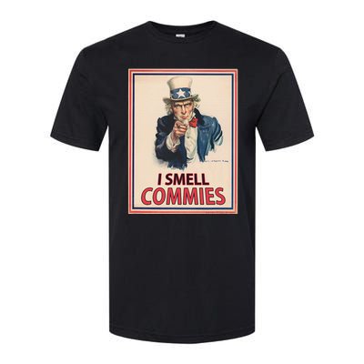 Patriotic Conservative Uncle Sam Poster I Smell Commies Softstyle CVC T-Shirt