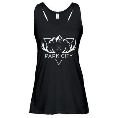 Park City Utah Cool Park City Ladies Essential Flowy Tank