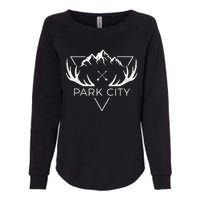 Park City Utah Cool Park City Womens California Wash Sweatshirt