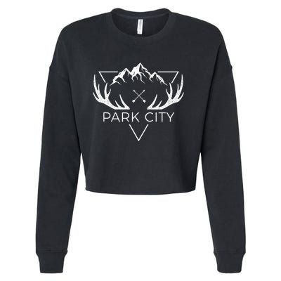 Park City Utah Cool Park City Cropped Pullover Crew