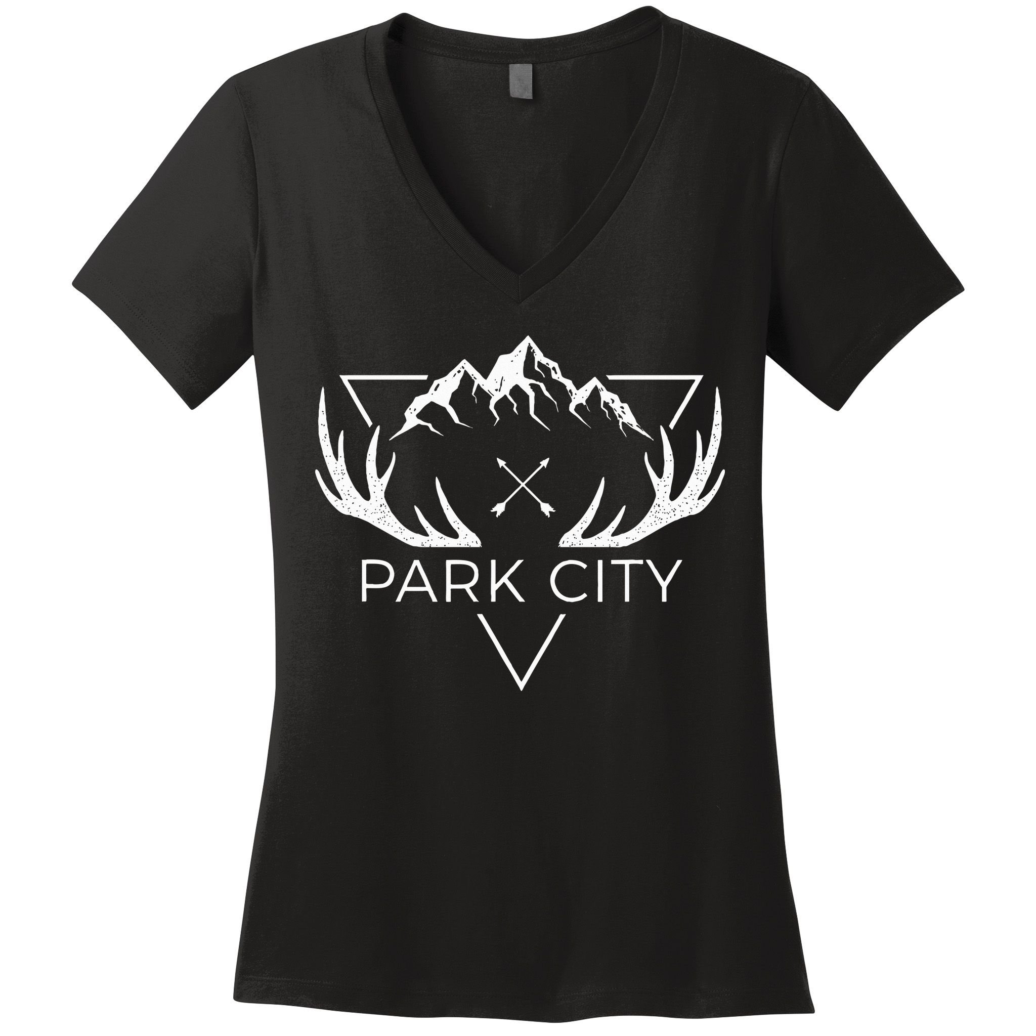 Park City Utah Awesome Mountain Souvenir Women's V-Neck T-Shirt