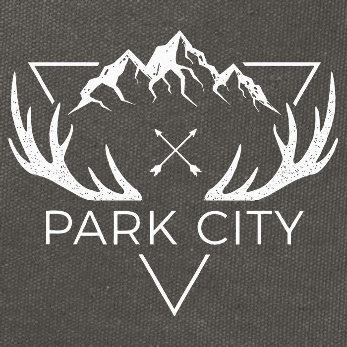Park City Utah Awesome Mountain Souvenir Cotton Canvas Backpack