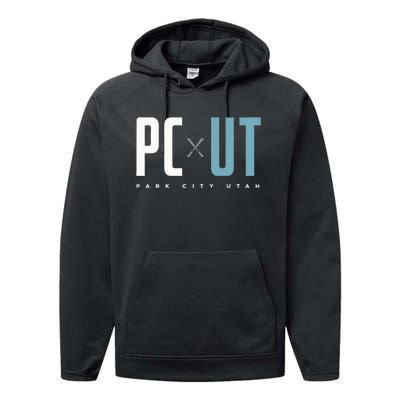 Park City Utah Performance Fleece Hoodie