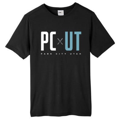 Park City Utah Tall Fusion ChromaSoft Performance T-Shirt