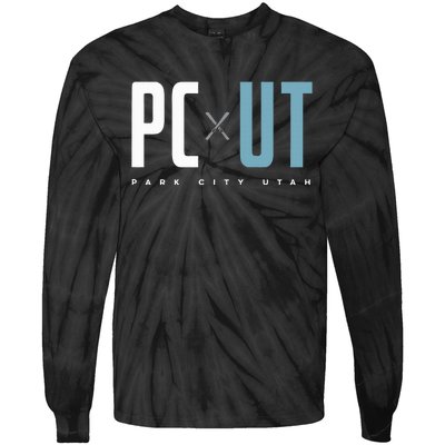 Park City Utah Tie-Dye Long Sleeve Shirt